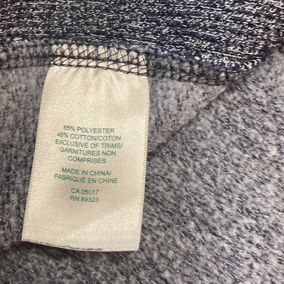 Roots Logo Crewneck Sweater Blue Size Small men's - Picture 5 of 5